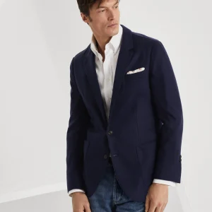 Cashmere jersey blazer