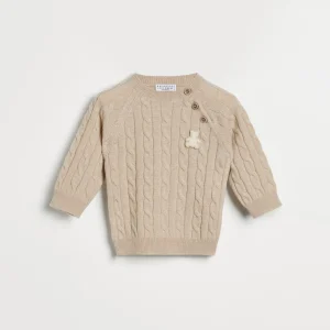 Bernie Baby cable knit sweater