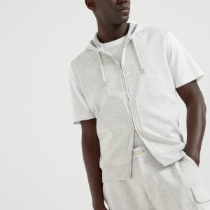 Sleeveless sweatshirt