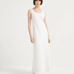 Fluid twill Tank dress