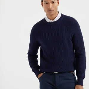 English Rib knit sweater