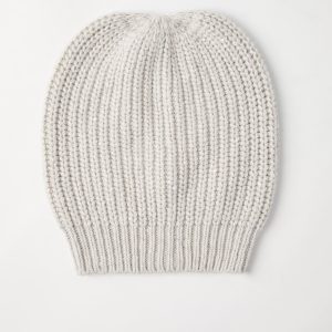 Cashmere and silk beanie