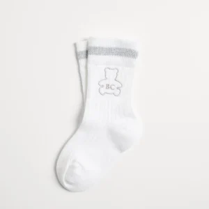 Bernie Baby socks with embroidery