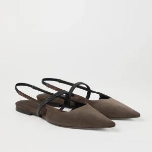Suede flats