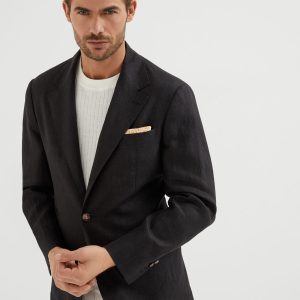 Linen unconstructed blazer