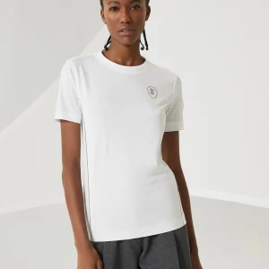Jersey T-shirt with logo