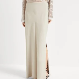Bias-cut skirt