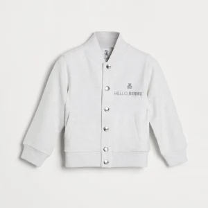 Bomber-style sweatshirt