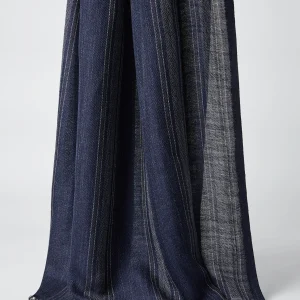 Linen and silk scarf